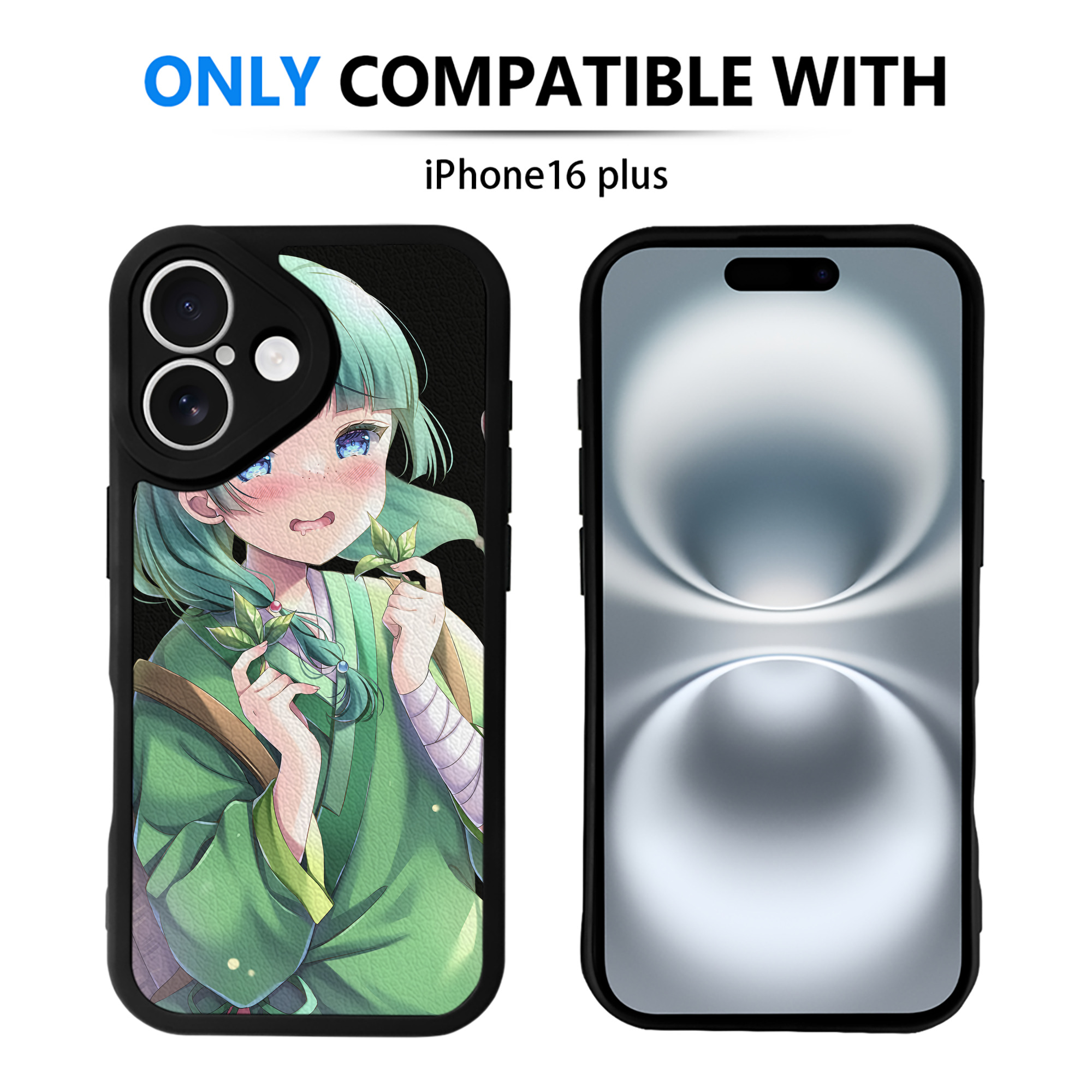 （画像用） 薬屋のひとりごと The Apothecary Diaries 【iPhone 16シリーズ対応】シリコンスマホケース（レザー調） 材質：シリコン